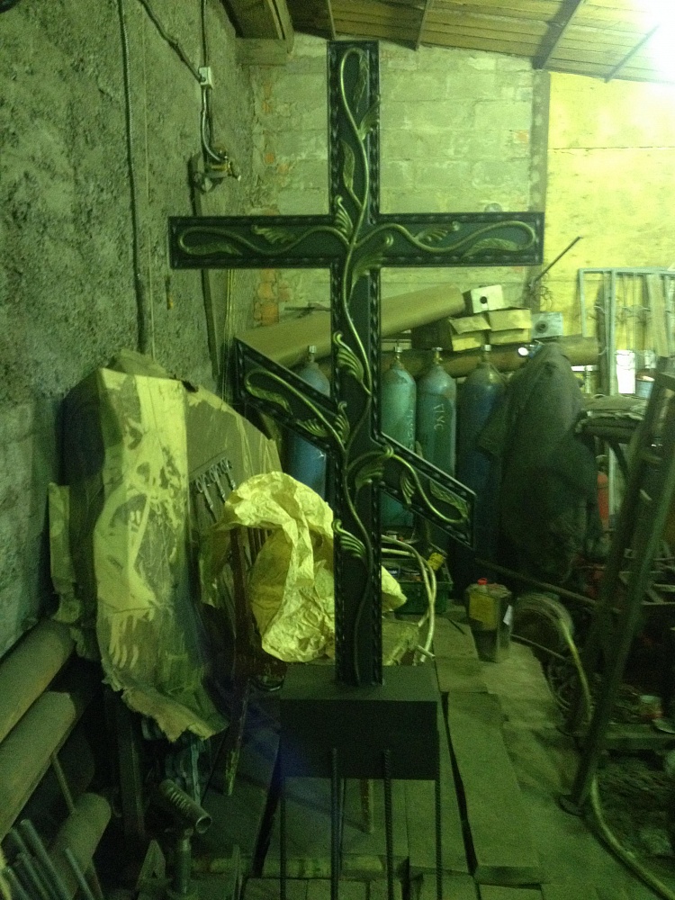 Крест кованный 1300мм г.Кунгур д.Любимово